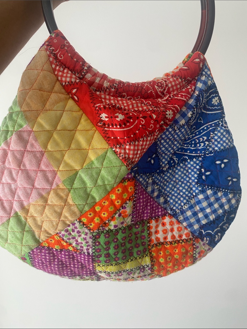 Handmade Patchwork Bag - Picture 6 of 10
